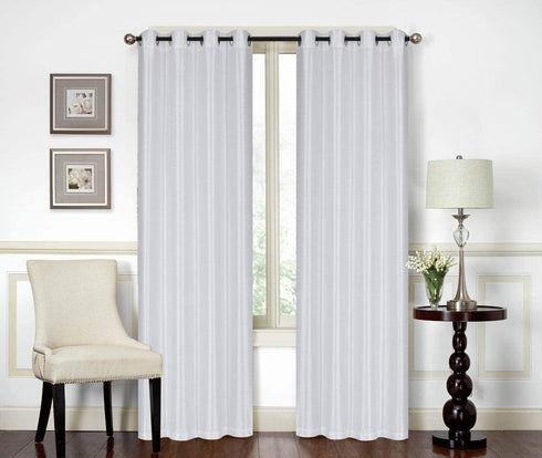 Adore the Decor™ Faux Silk 54 x 84 in. Single Grommet Curtain Panel